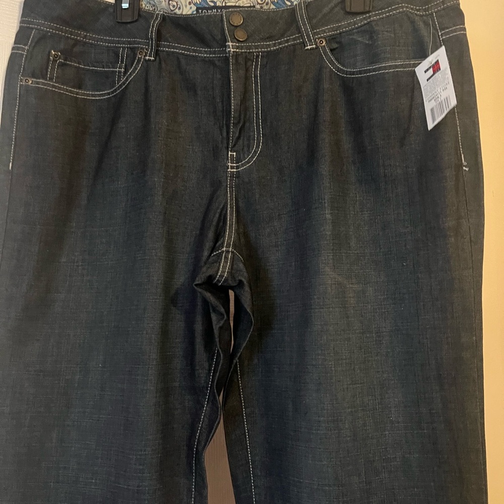 Tommy Hilfiger Ladies Dark Blue Ankle Jeans